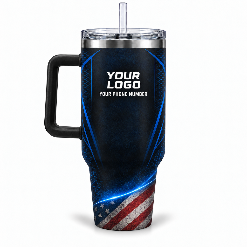 PCN006 personalized tumbler 40oz back product mockup