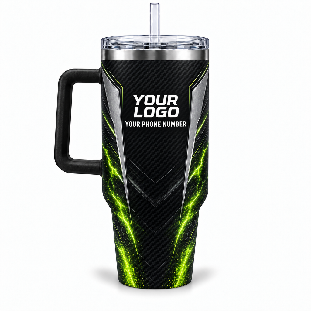 PCN007 personalized tumbler 40oz back product mockup