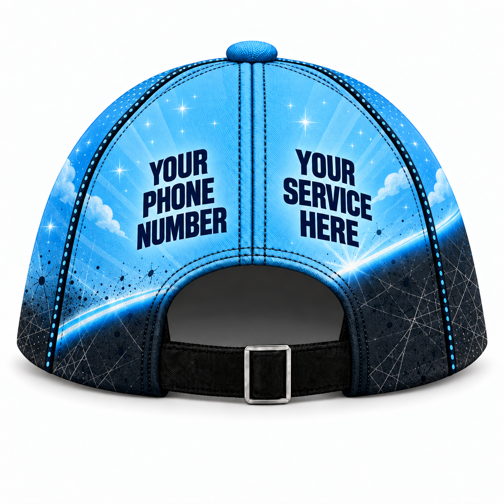 PCSG08 personalized cap back product mockup