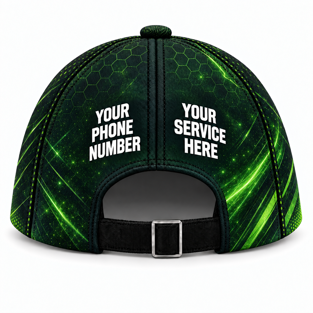 PCST01 personalized cap back product mockup
