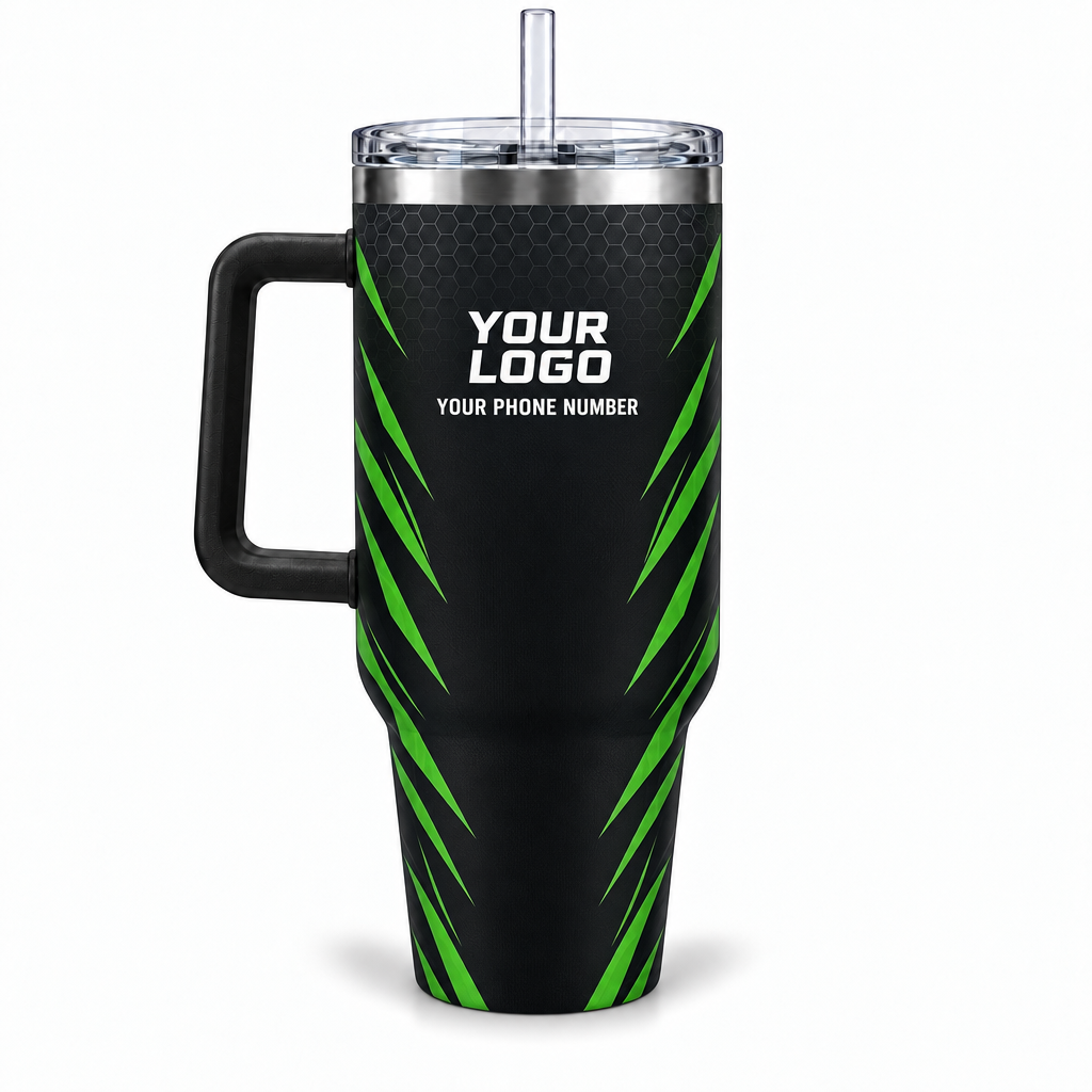 PCST02 personalized tumbler 40oz back product mockup