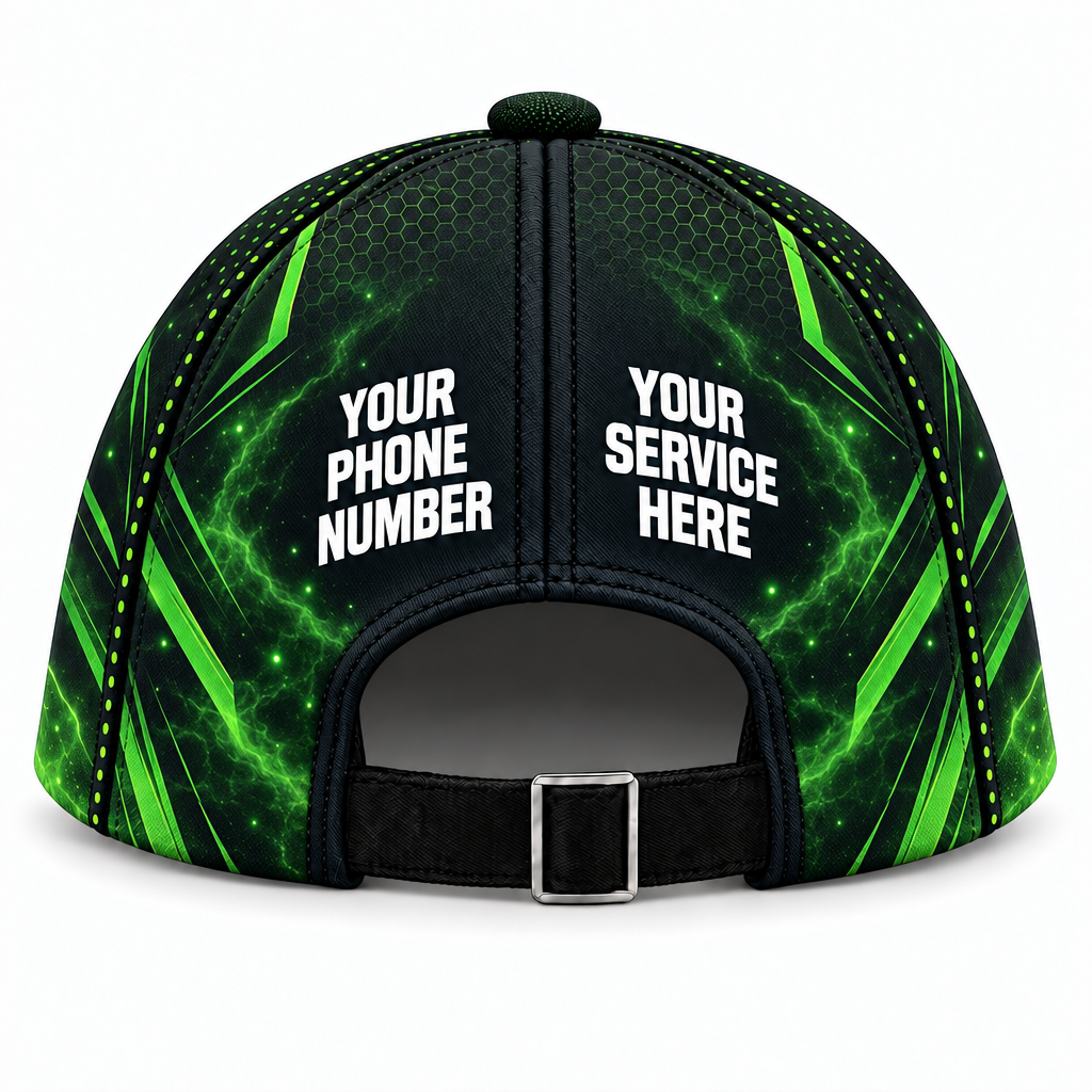 PCST07 personalized cap back product mockup