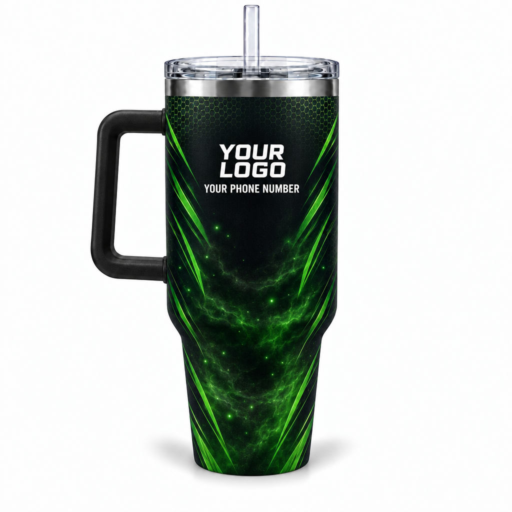 PCST07 personalized tumbler 40oz back product mockup
