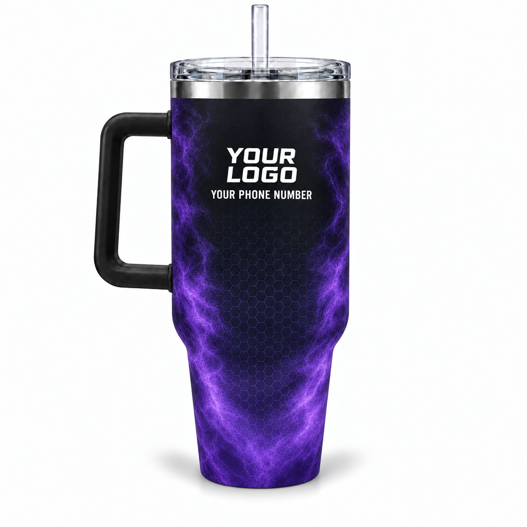 PCST09 personalized tumbler 40oz back product mockup