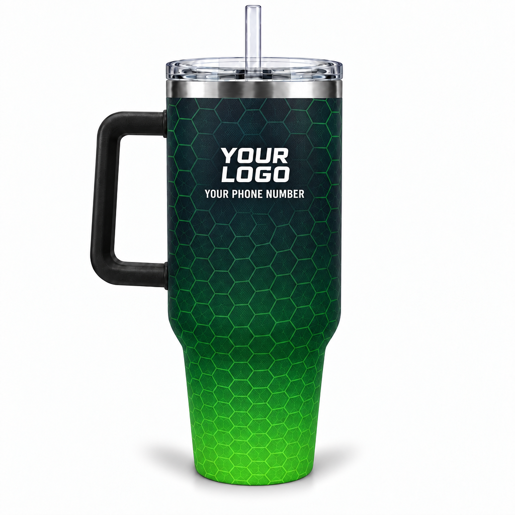 PCST10 personalized tumbler 40oz back product mockup