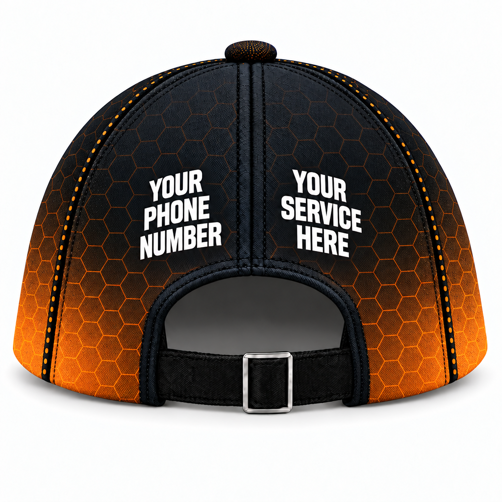 PCST13 personalized cap back product mockup