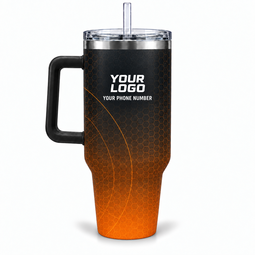 PCST14 personalized tumbler 40oz back product mockup