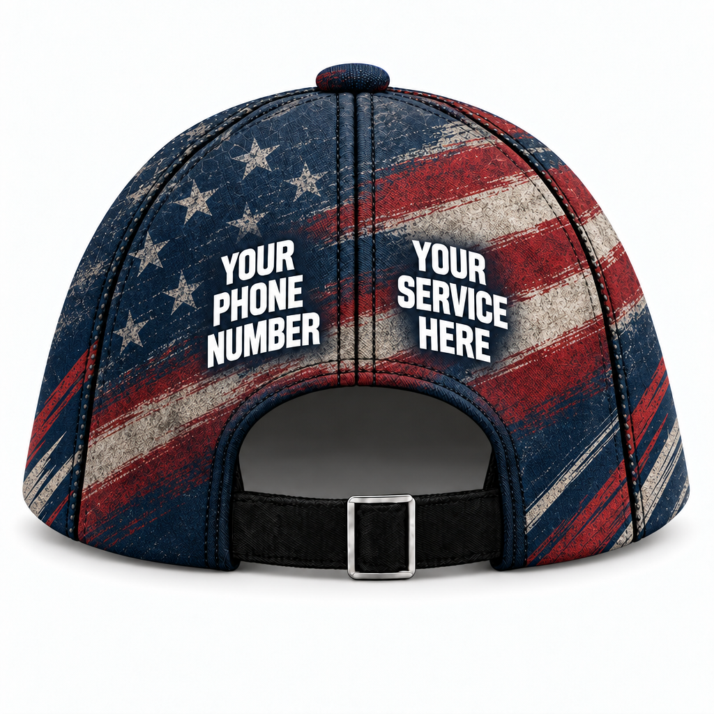 PCUP03 personalized cap back product mockup