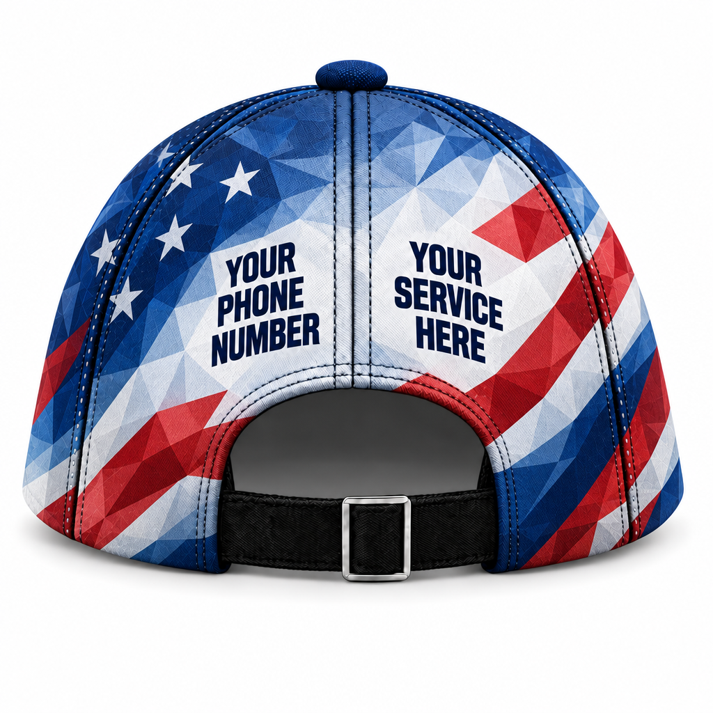 PCUP04 personalized cap back product mockup