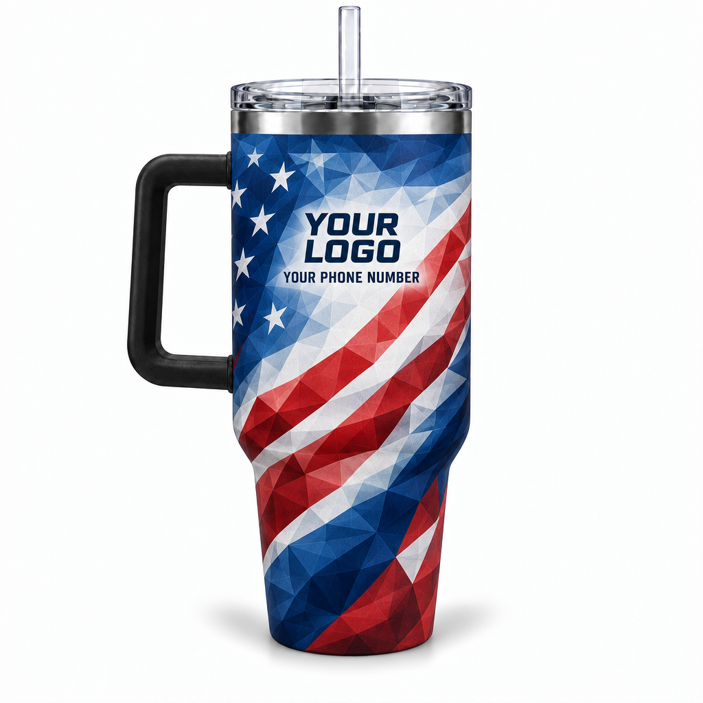 PCUP04 personalized tumbler 40oz back product mockup