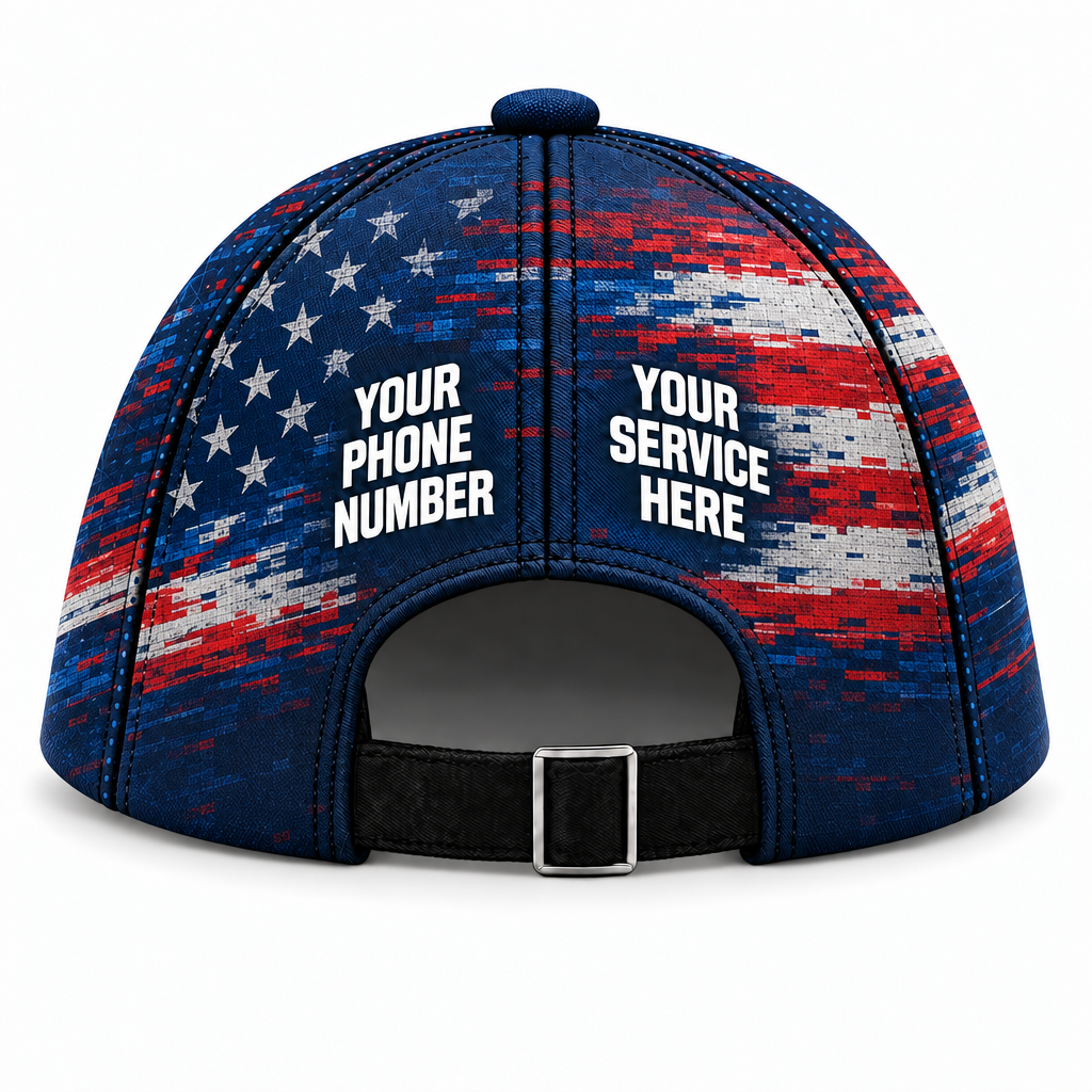 PCUP05 personalized cap back product mockup
