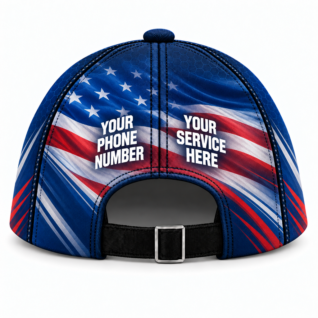 PCUP06 personalized cap back product mockup