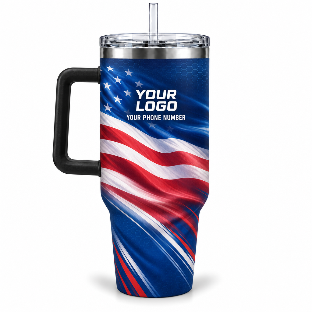 PCUP06 personalized tumbler 40oz back product mockup