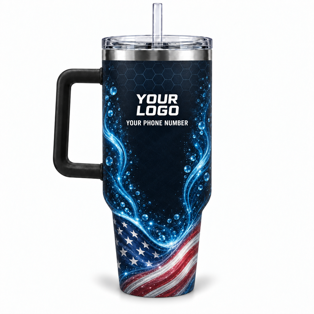 PGN014 personalized tumbler 40oz back product mockup