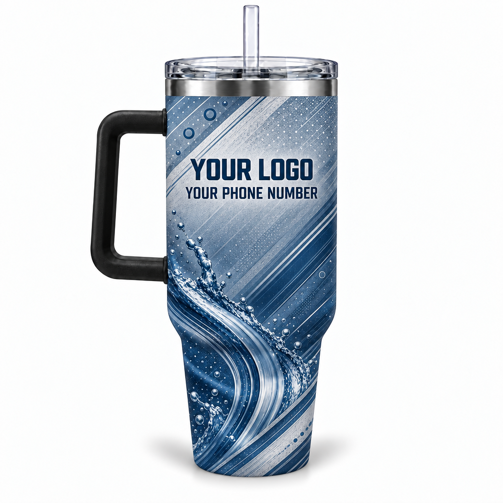 PLN001 personalized tumbler 40oz back product mockup