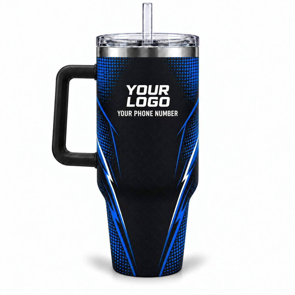 PLN015 personalized tumbler 40oz back product mockup