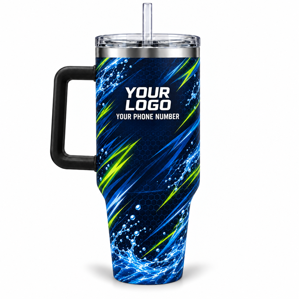 PLN019 personalized tumbler 40oz back product mockup
