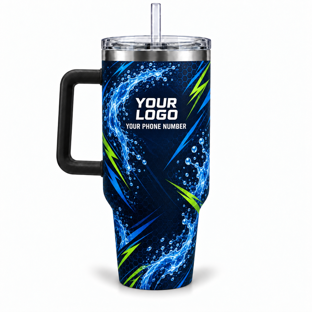 PLN020 personalized tumbler 40oz back product mockup
