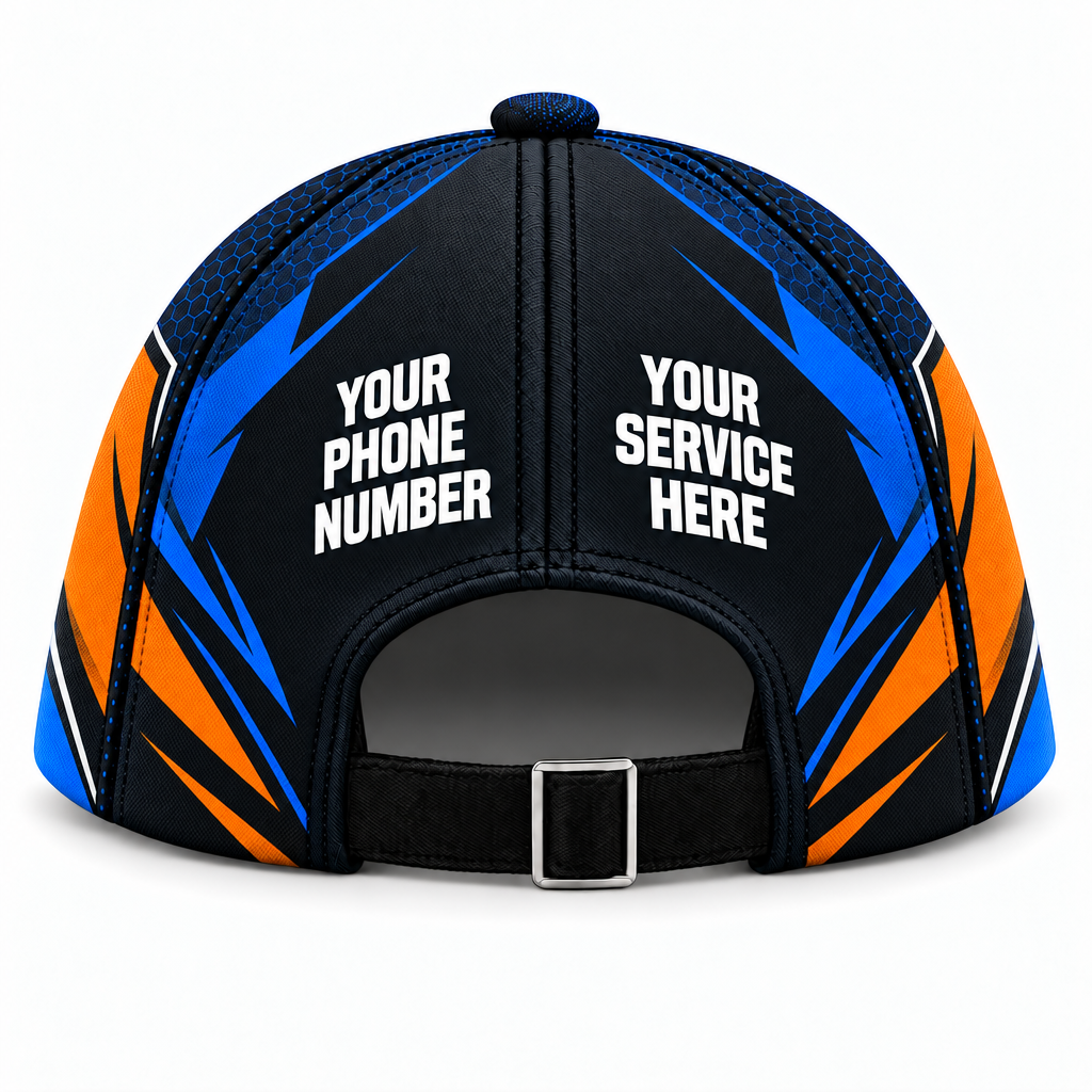 PRN011 personalized cap back product mockup