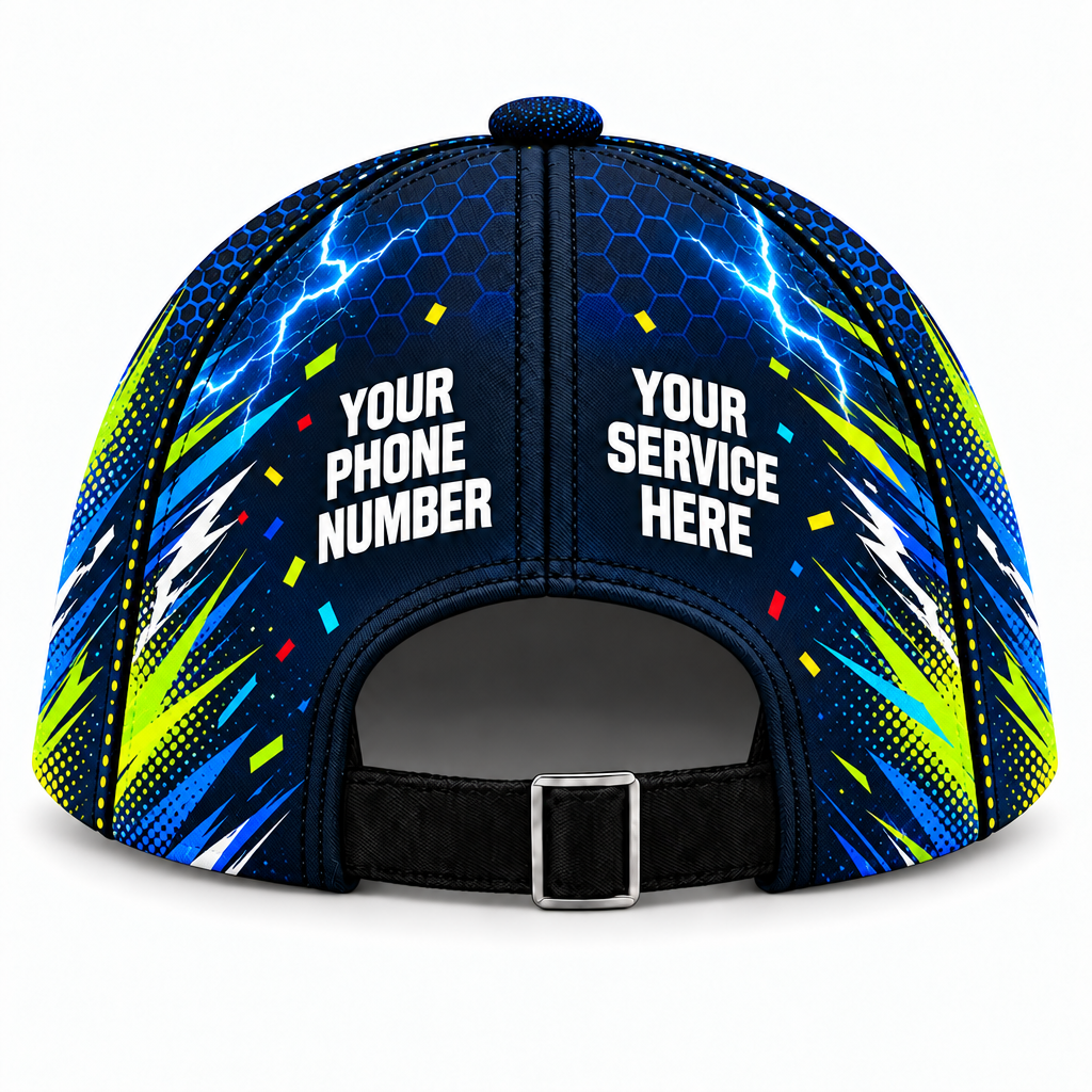 PRN018 personalized cap back product mockup