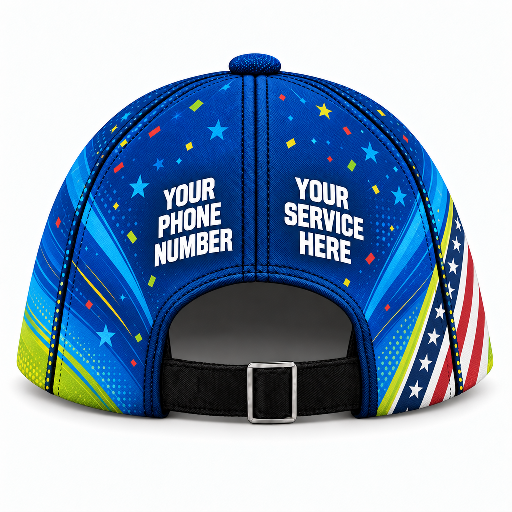 PRN020 personalized cap back product mockup