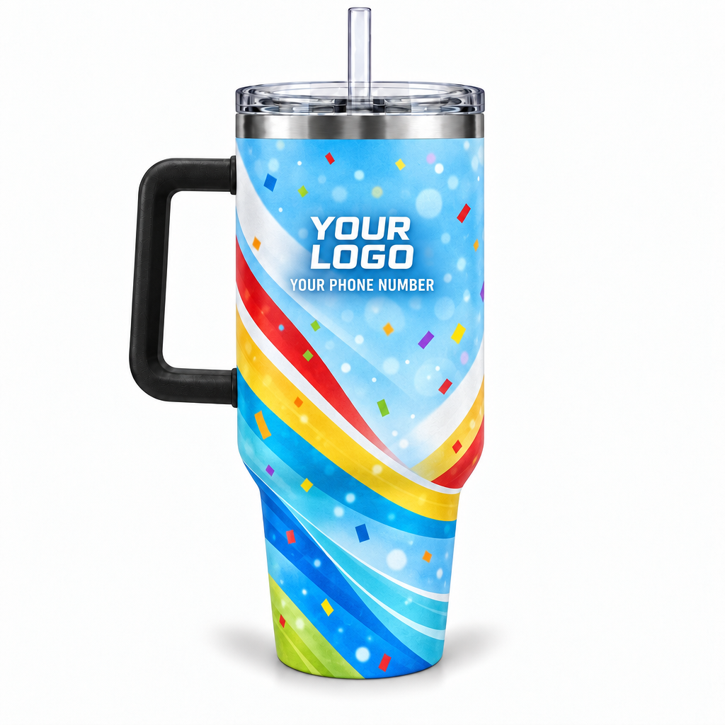 PRN031 personalized tumbler 40oz back product mockup