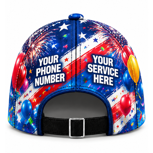 PRN035 personalized cap back product mockup