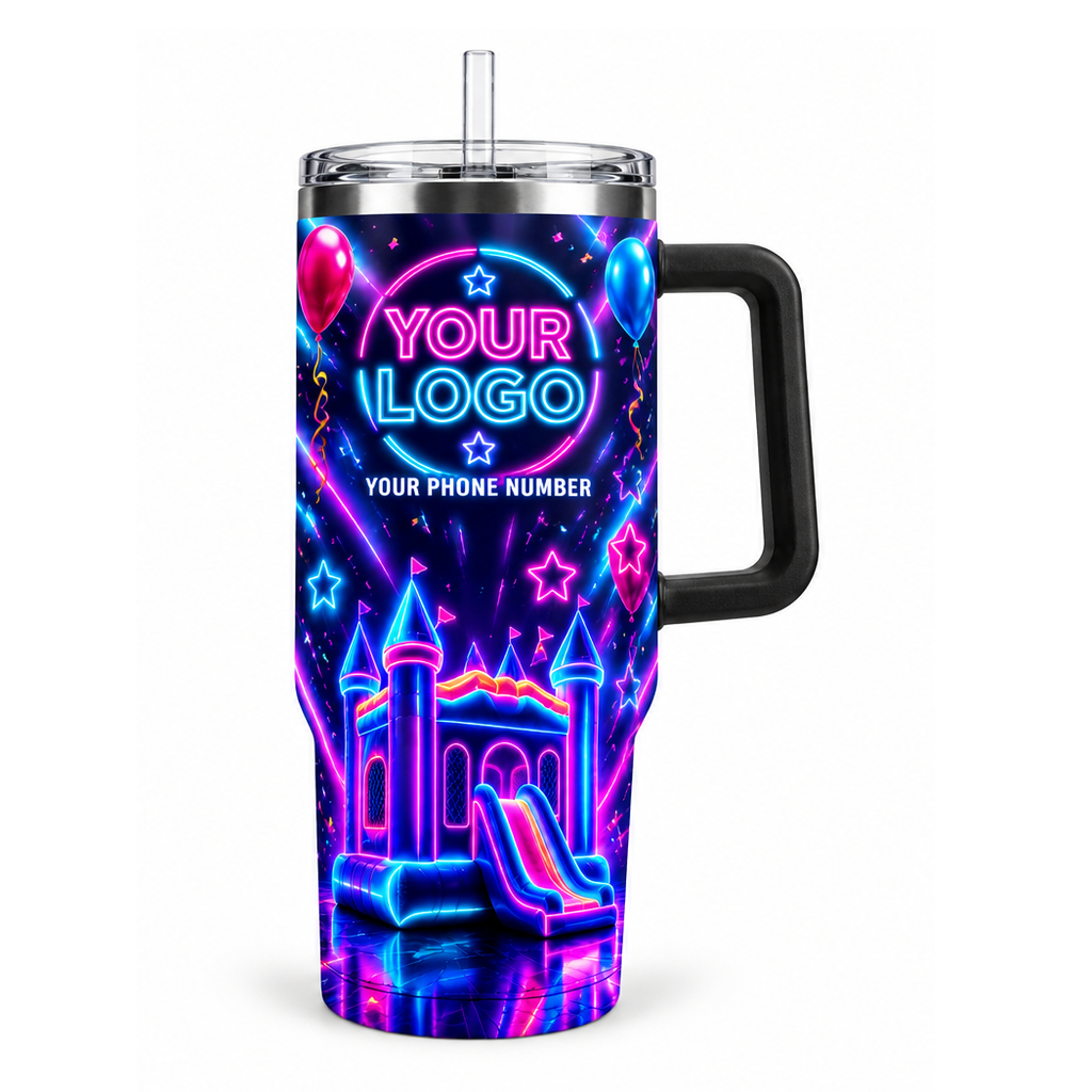 PRN037 personalized tumbler 40oz back product mockup