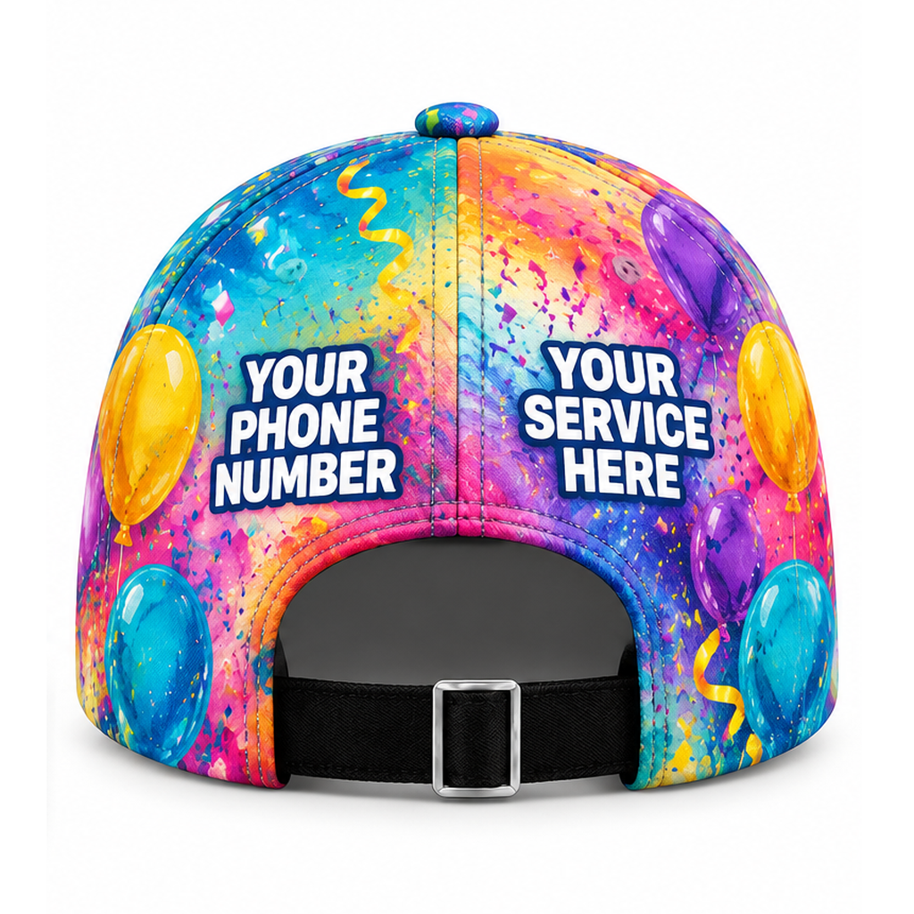 PRN041 personalized cap back product mockup