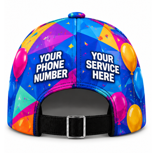 PRN042 personalized cap back product mockup