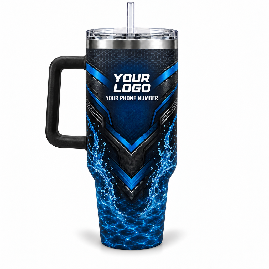 PSN001 personalized tumbler 40oz back product mockup