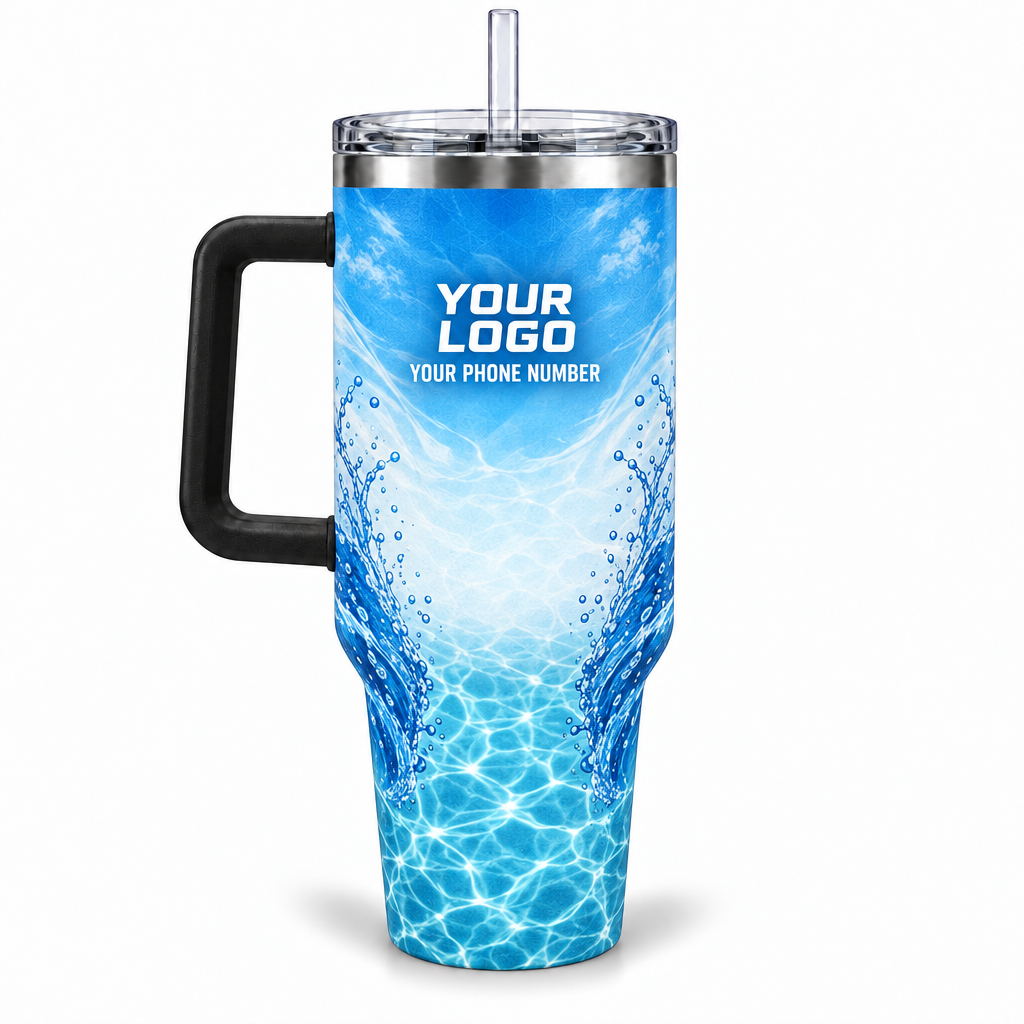 PSN005 personalized tumbler 40oz back product mockup