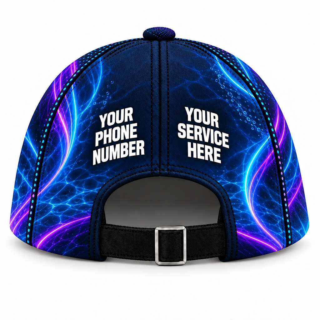 PSN007 personalized cap back product mockup