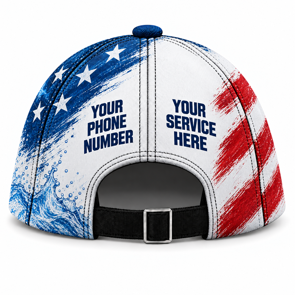 PSN008 personalized cap back product mockup