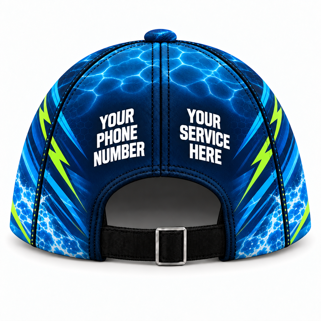 PSN011 personalized cap back product mockup