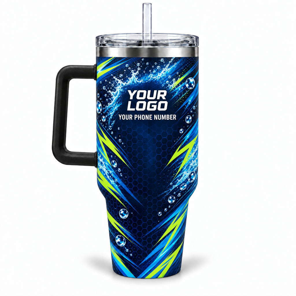 PSN012 personalized tumbler 40oz back product mockup