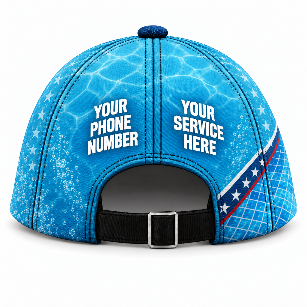 PSN017 personalized cap back product mockup