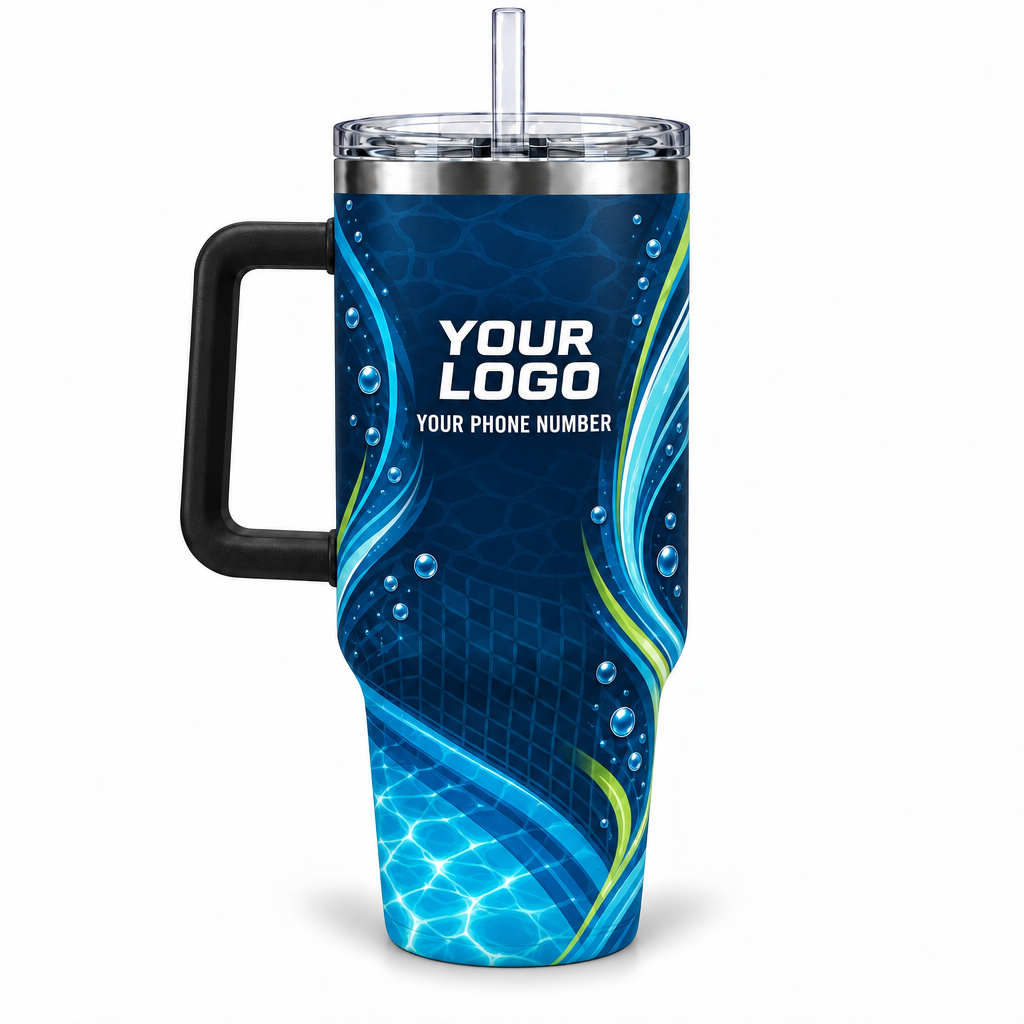 PSN022 personalized tumbler 40oz back product mockup