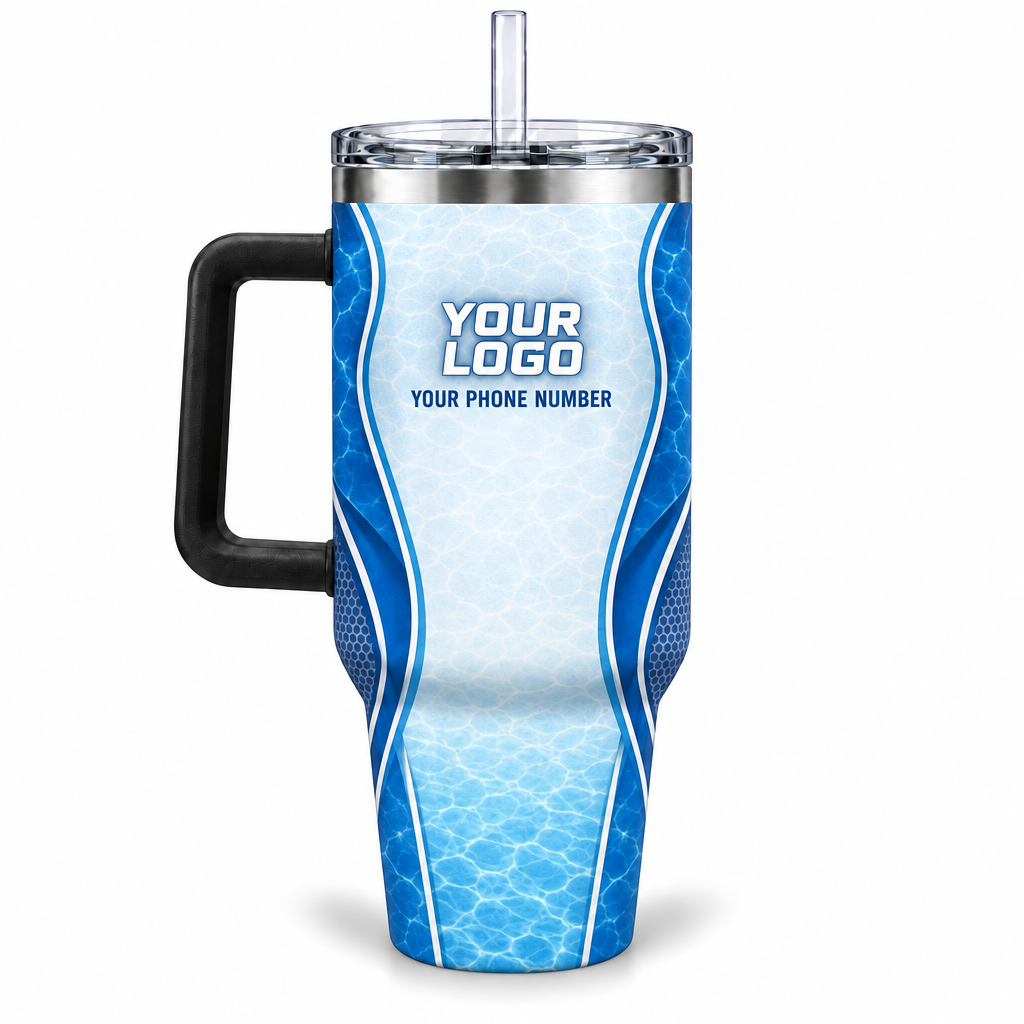 PSN030 personalized tumbler 40oz back product mockup