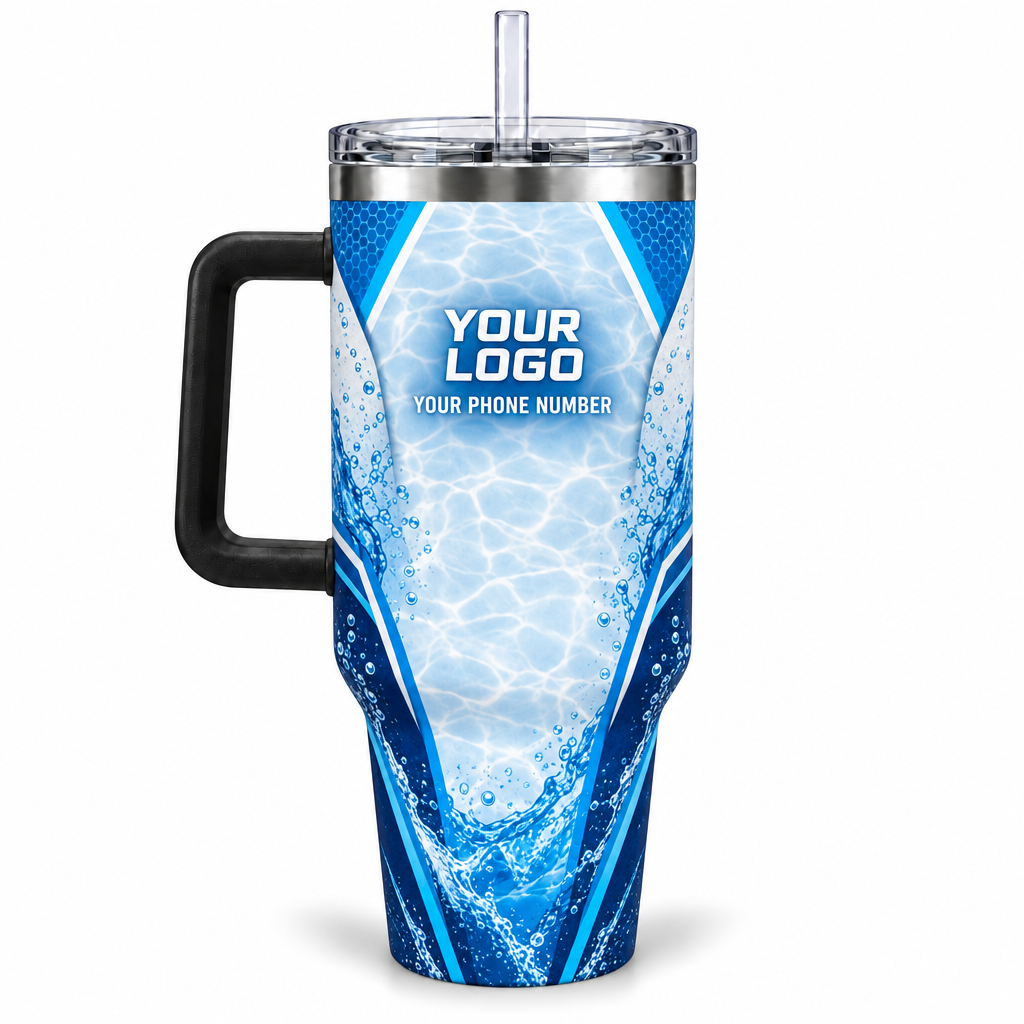 PSN031 personalized tumbler 40oz back product mockup