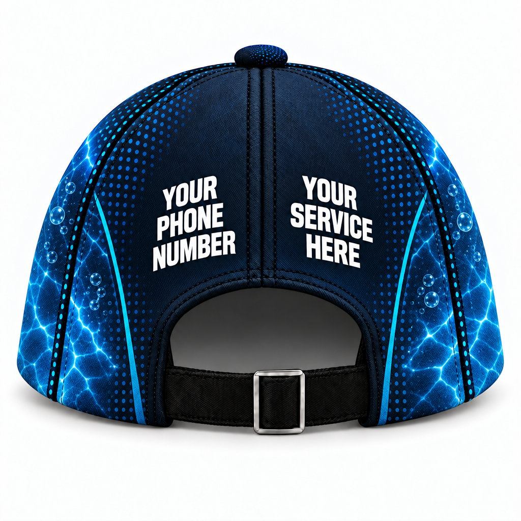 PSN032 personalized cap back product mockup