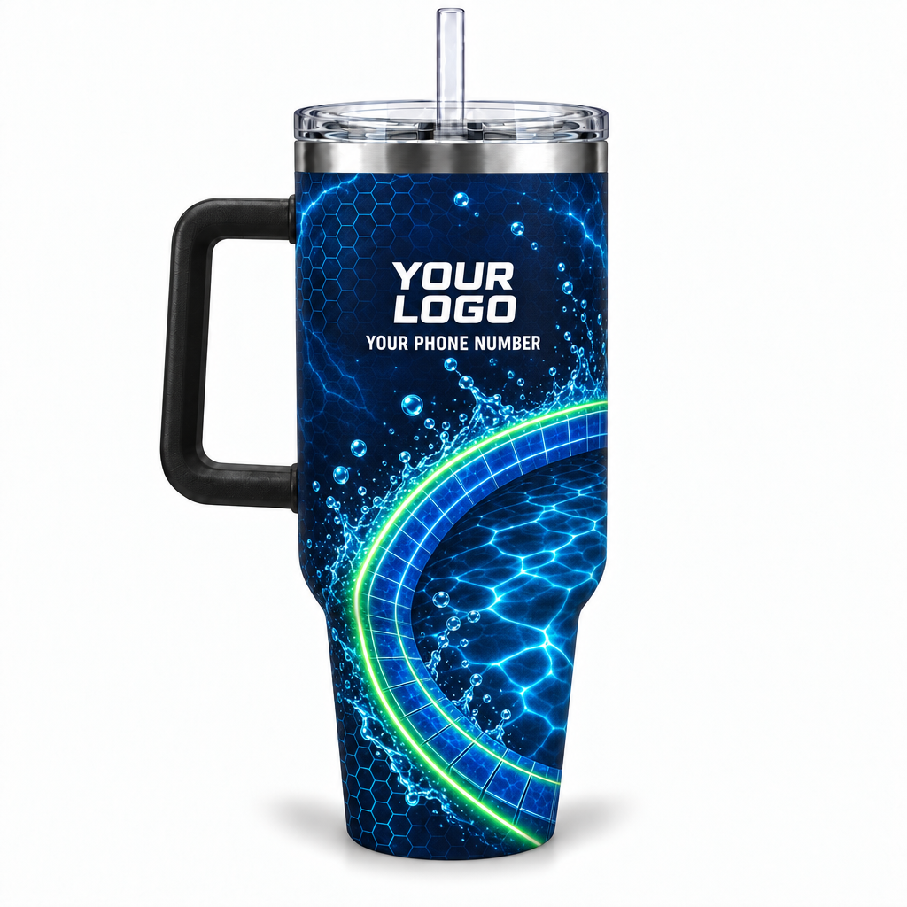 PSN036 personalized tumbler 40oz back product mockup