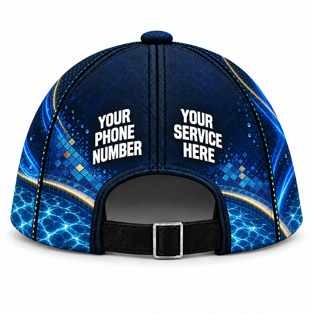 PSN042 personalized cap back product mockup