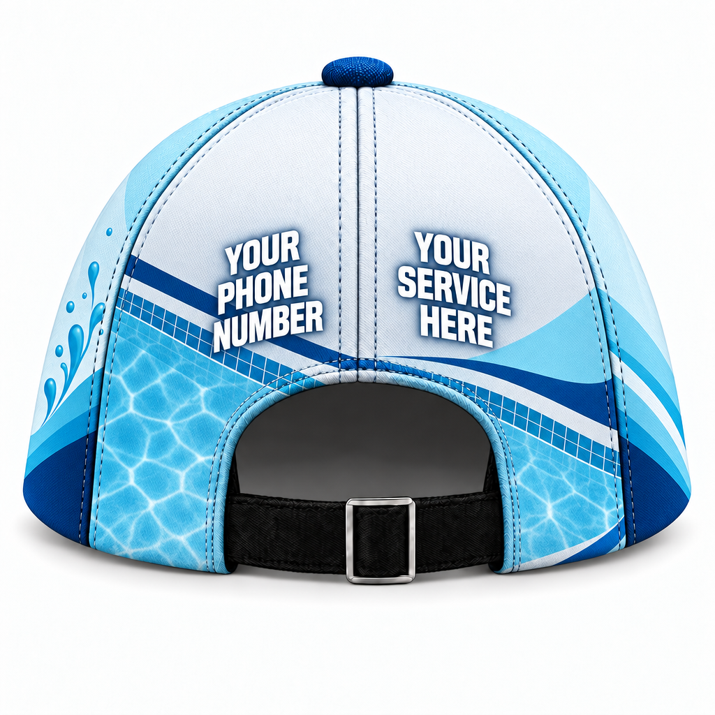 PSN047 personalized cap back product mockup