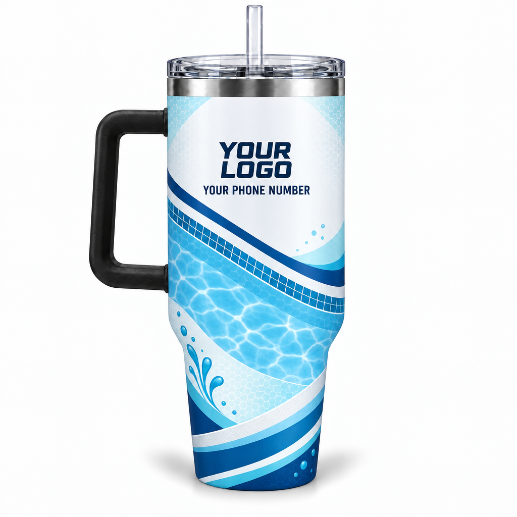 PSN047 personalized tumbler 40oz back product mockup