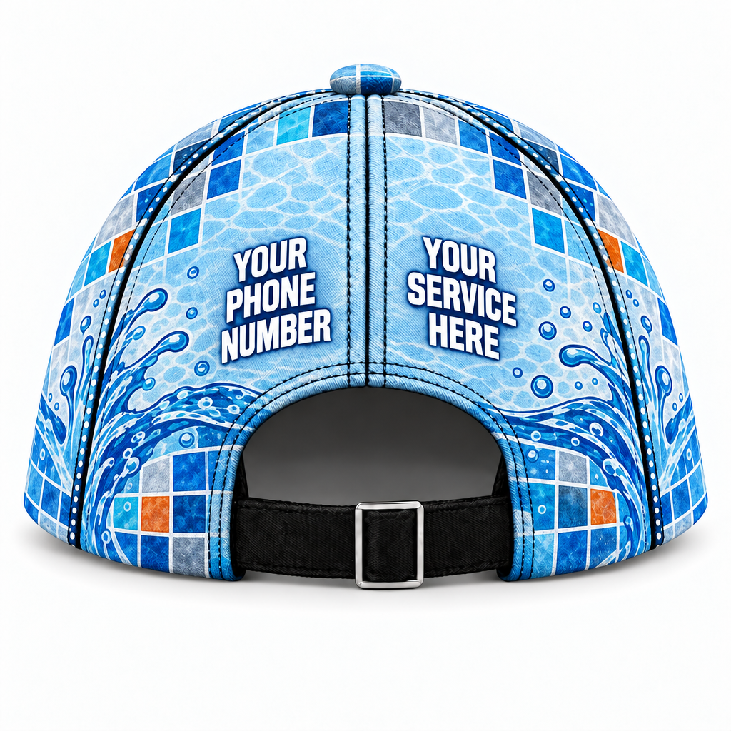 PSN052 personalized cap back product mockup