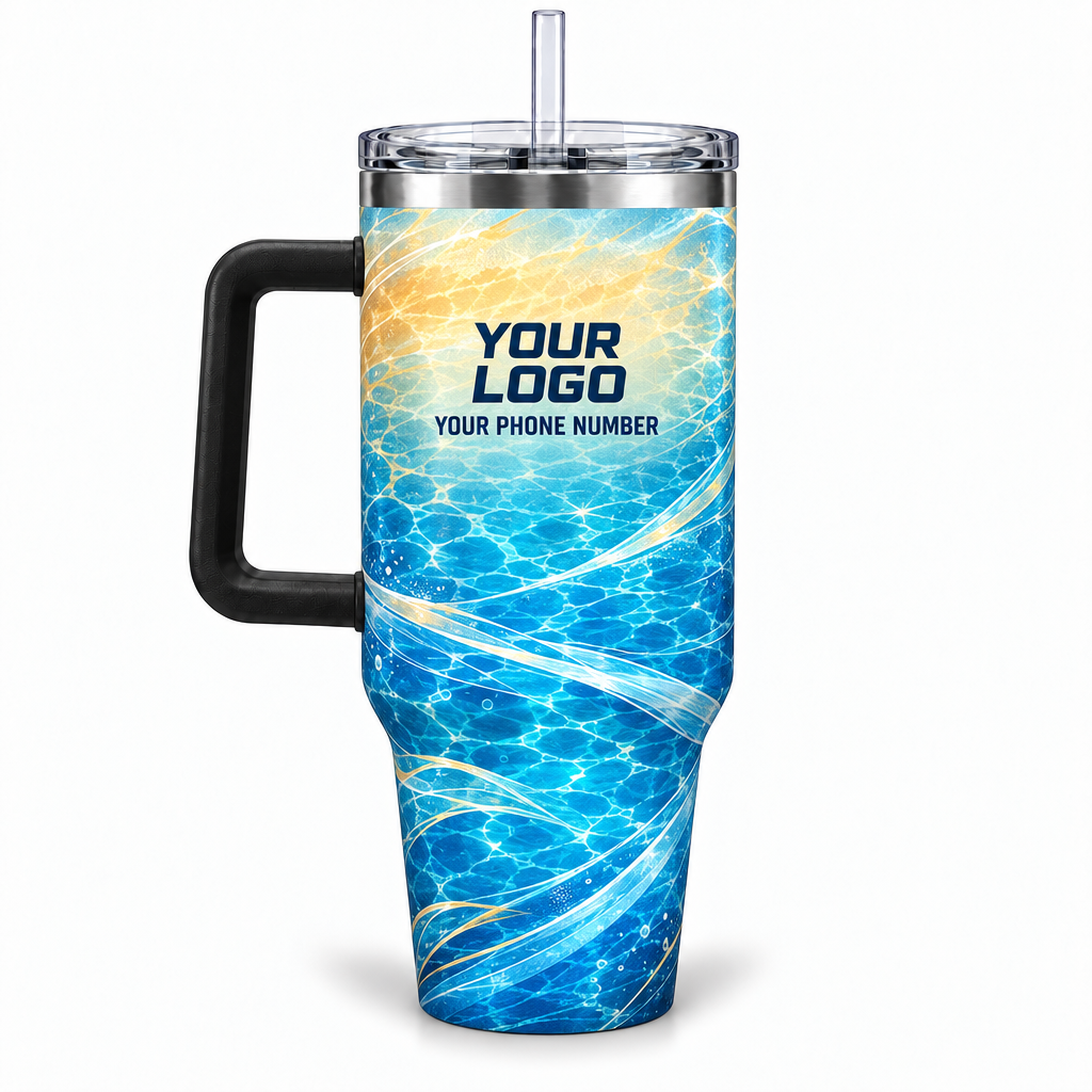 PSN053 personalized tumbler 40oz back product mockup