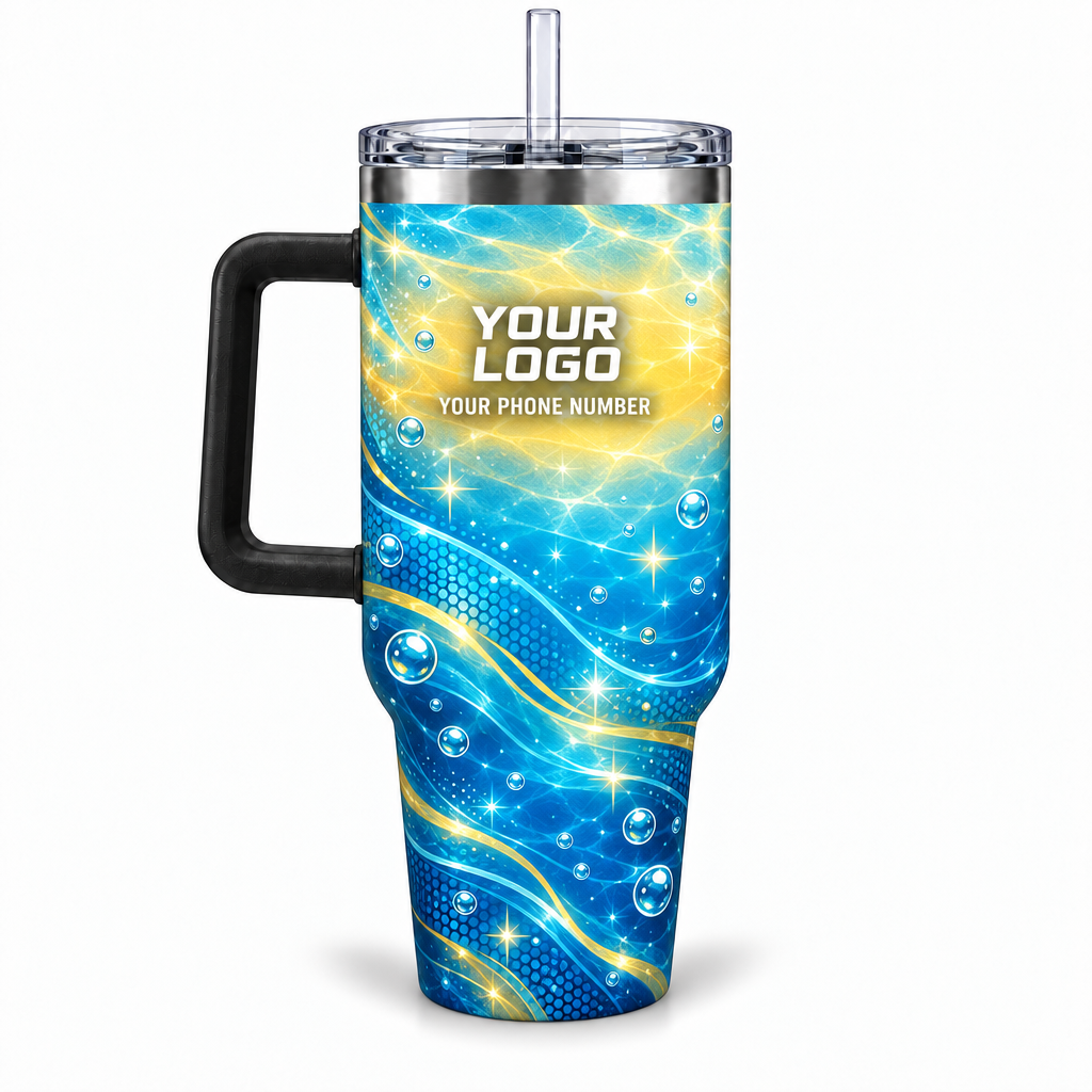 PSN054 personalized tumbler 40oz back product mockup