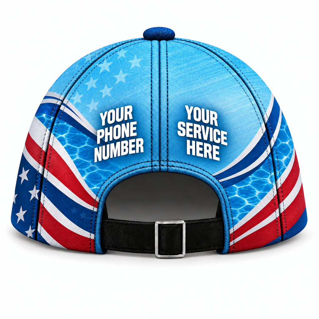 PSN059 personalized cap back product mockup