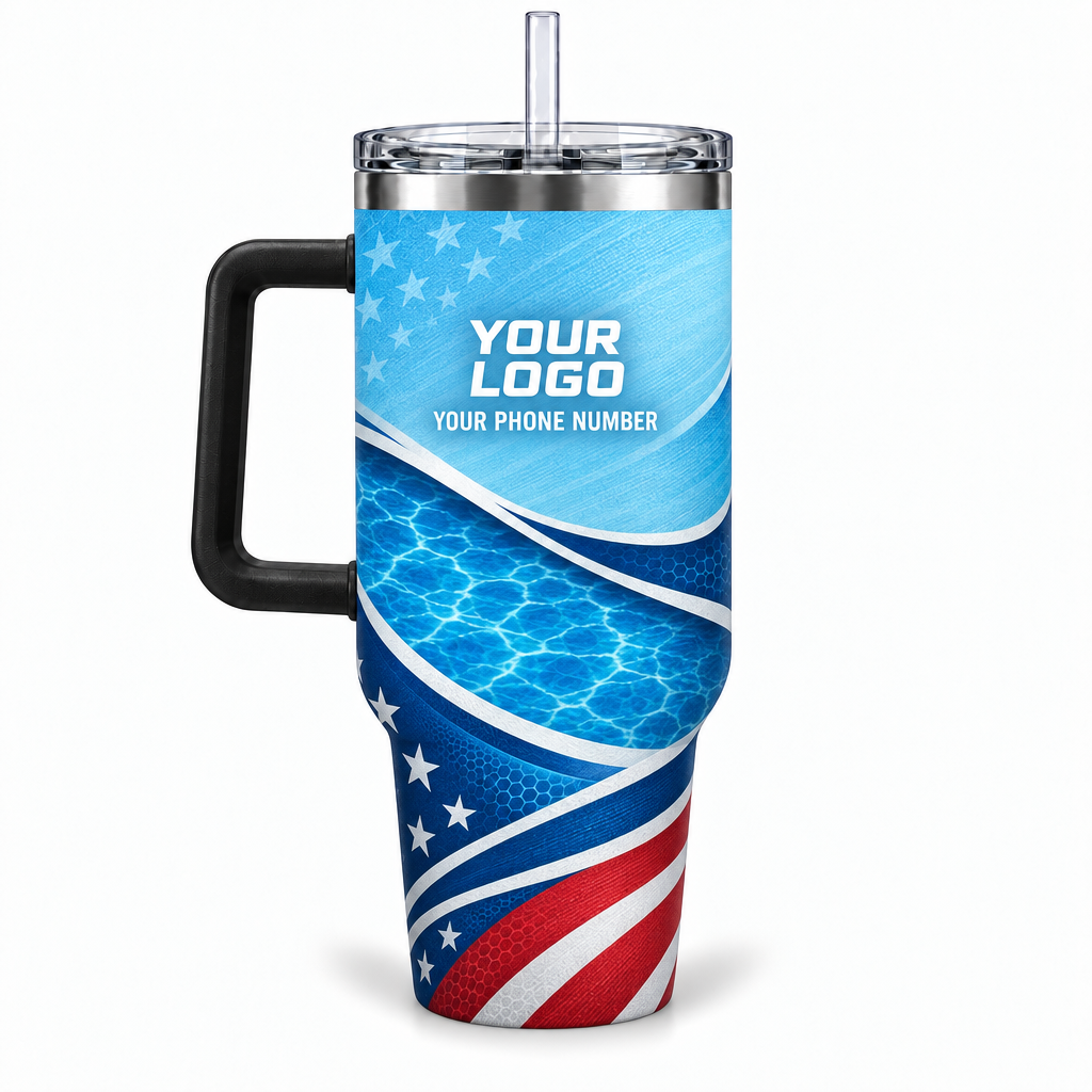 PSN059 personalized tumbler 40oz back product mockup